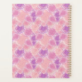 Romantic Hippy Rozen Floral - Aangepast op maat Planner (Achterkant)