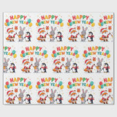 Romantic Holiday Design Wrapping Paper Cadeaupapier (Vlak)