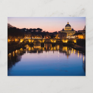 Romantic Holiday in Rome, Italië Briefkaart