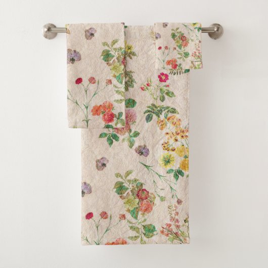 Romantic Home Wildbloemen Bad Handdoek (Insitu)