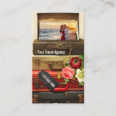 Romantic  Honeymoon Travel Visitekaartje (Voorkant)