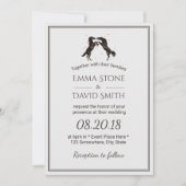 Romantic Horse Wedding Kaart (Voorkant)