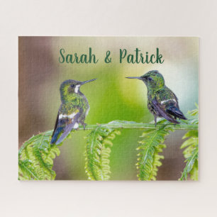 Romantic Hummingvogels Foto gepersonaliseerd Legpuzzel