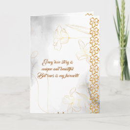 Romantic Husband Wife Love Quote Floral Valentijn Feestdagen Kaart