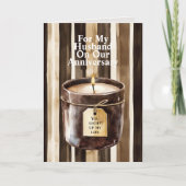 Romantic I Love You Anniversary Blue Motorcycle Kaart (Voorkant)