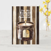 Romantic I Love You Anniversary Blue Motorcycle Kaart (Gele Bloem)