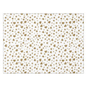 Romantic "I Love You" gouden faux glitter harten Tafelkleed (Voorkant (Horizontaal))