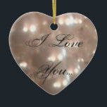 Romantic Ik hou van je om me te trouwen in de Retr Keramisch Ornament<br><div class="desc">Ik hou van dat je me zult trouwen met Romantic Retro Style  geïnspireerd Antiek parels hartversiering</div>