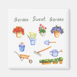 Romantic Ik hou van mijn fowers Minimalistische St Magneet