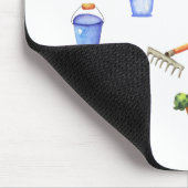 Romantic Ik hou van mijn fowers Minimalistische St Muismat (Hoek)