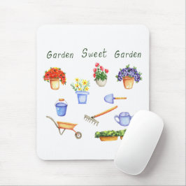 Romantic Ik hou van mijn fowers Minimalistische St Muismat