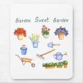 Romantic Ik hou van mijn fowers Minimalistische St Muismat (Voorkant)