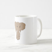 Romantic Ik hou van olifanten Koffiemok (Voorkant rechts)