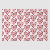 Romantic Ik hou van rode rozen. Tissuepapier (Voorkant)