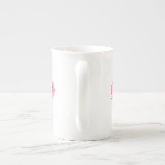 Romantic illustration My love! on a cup Porselein Kop (Achterkant)