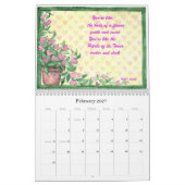 Romantic-Inspirerend agenda Kalender (Feb 2027)