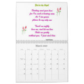 Romantic-Inspirerend agenda Kalender (Mar 2026)