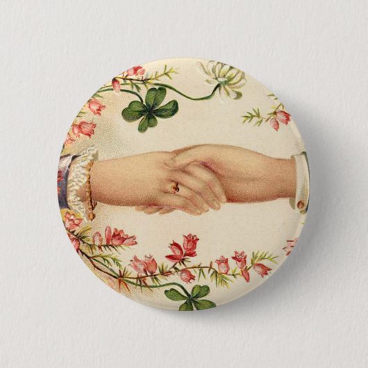 Romantic Irish Wedding Button (Voorkant)