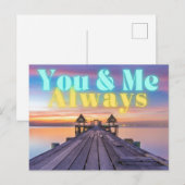 Romantic Island Dock Altijd Briefkaart (Voorkant / Achterkant)