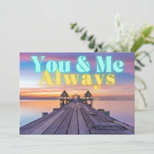 Romantic Island Dock Altijd Jubileum Flat (Staand voorkant)