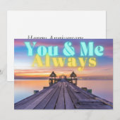 Romantic Island Dock Altijd Jubileum Flat (Voorkant / Achterkant)