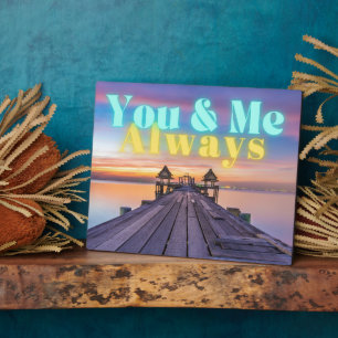 Romantic Island Dock Always Tabletop Fotoplaat