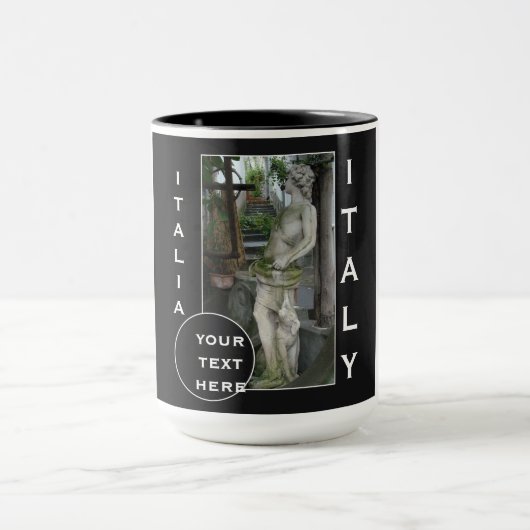 Romantic Italië aangepaste mok - kies stijl, kleur (Midden)