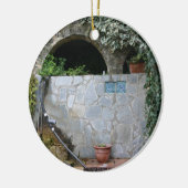 Romantic Italië dubbelzijdig aangepast ornament (Links)