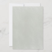 Romantic Ivory Blauwgroen Waterverf Floral Sage Gr Kaart (Achterkant)