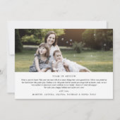 Romantic Joyful Kerstmis 3 Foto Jaar in Review Feestdagenkaart (Achterkant)