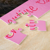 Romantic Kat Valenpuzzle Legpuzzel (Zijkant)