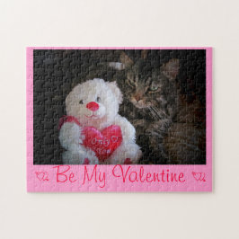 Romantic Kat Valenpuzzle Legpuzzel