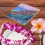 Romantic Kauai Kalalau Valley Tegeltje<br><div class="desc">Geen enkel bezoek aan Kauai is voltooid zonder naar de laatste uitkijk te gaan om de beroemde Kalalau-vallei te zien.</div>