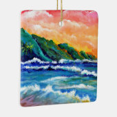 Romantic Kauai Sunset Keramisch Ornament (Rechts)
