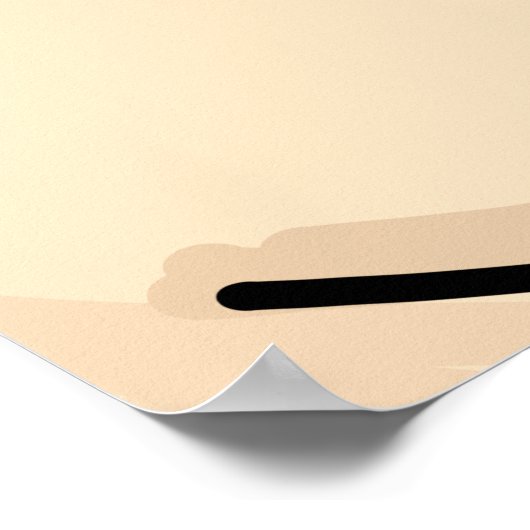 Romantic Kiss | Interraciale Romance Poster (Hoek)