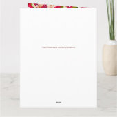 Romantic Kiss  Valentijn Hart en Rozen Kaart (Achterkant)