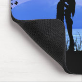 Romantic Kissing Couple Muismat (Hoek)