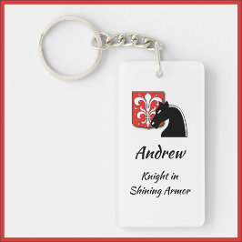 Romantic Knight in Shining Armor Sleutelhanger