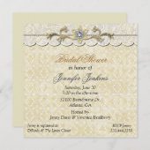 Romantic Lace Bridal Shower Kaart (Voorkant / Achterkant)