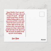 Romantic Ladybugs in Flight Briefkaart (Achterkant)