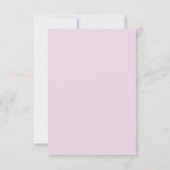 Romantic Lavender & Powder Blue Floral Blossom Bedankkaart (Achterkant)