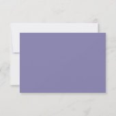 Romantic Lavender Waterverf Floral RSVP Kaartje (Achterkant)