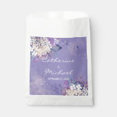 Romantic Lavender Waterverf Floral Spring Wedding Bedankzakje (Voorkant)