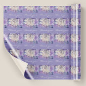 Romantic Lavender Waterverf Floral Spring Wedding Cadeaupapier