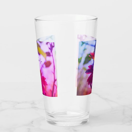 Romantic Leaves Boho – Botanical Fantasy Thank You Glas (Rechts)