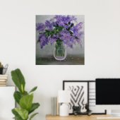 Romantic Lilacs/Poster Poster (Thuiskantoor)
