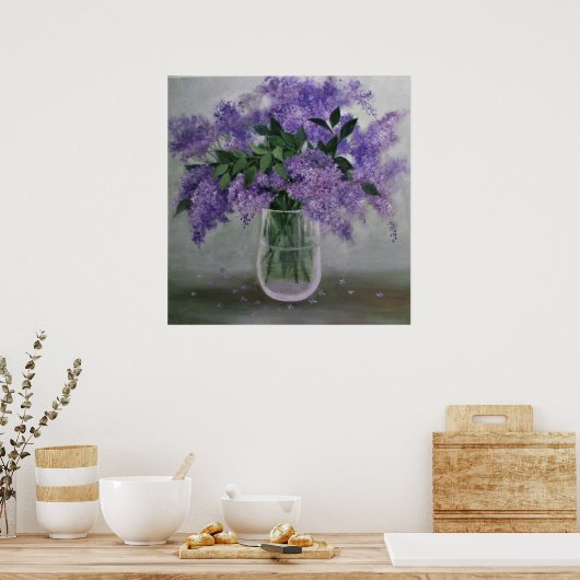 Romantic Lilacs/Poster Poster (Keuken)