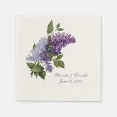 Romantic Lilacs Wedding Servet (Voorkant)