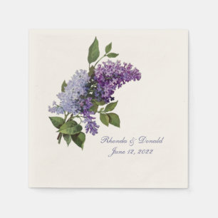 Romantic Lilacs Wedding Servet