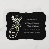 Romantic Lily van de Valley 5x7 huwelijksuitnodigi Kaart (Voorkant / Achterkant)